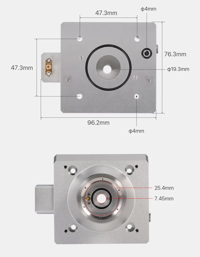 Nozzle Connector for Raytools BM114S - Product Details 2